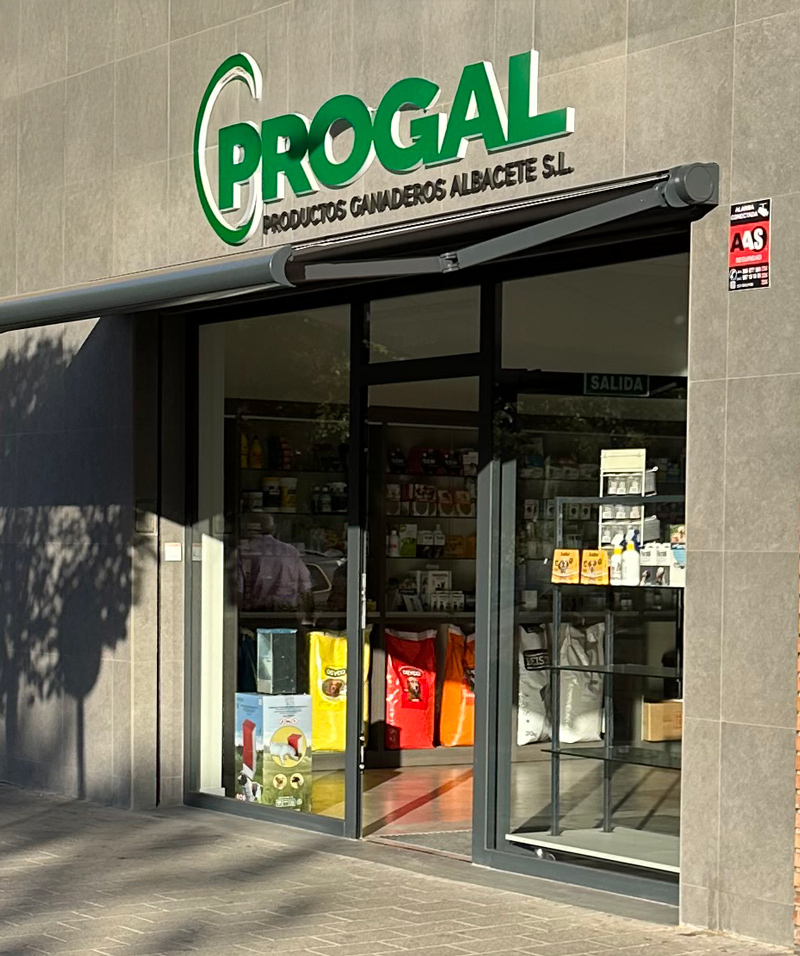 progal fachada tienda veterinaria albacete